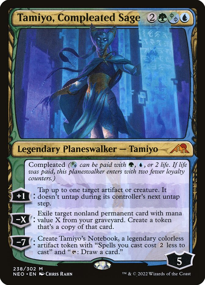 Tamiyo, Compleated Sage, Kamigawa: neon dynasty Card Art