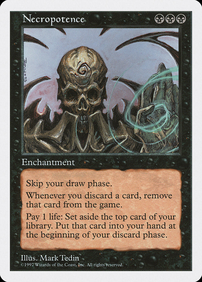 Necropotence, Fifth Edition Card Art