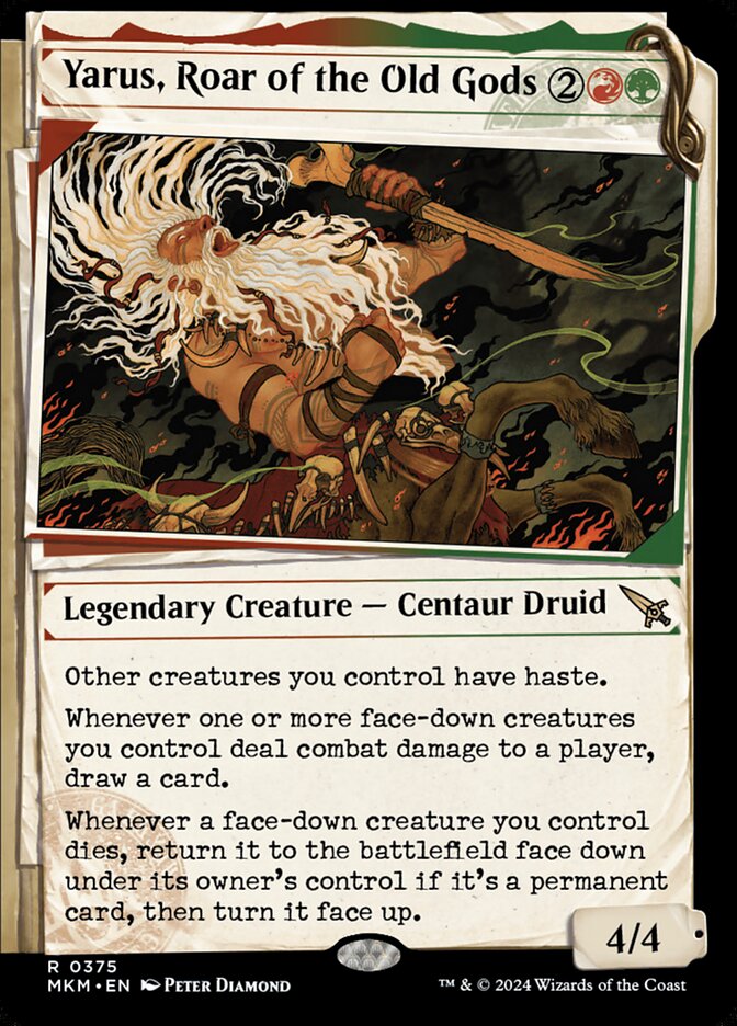 Yarus, Roar of the Old Gods, Murders At Karlov Manor Card Art