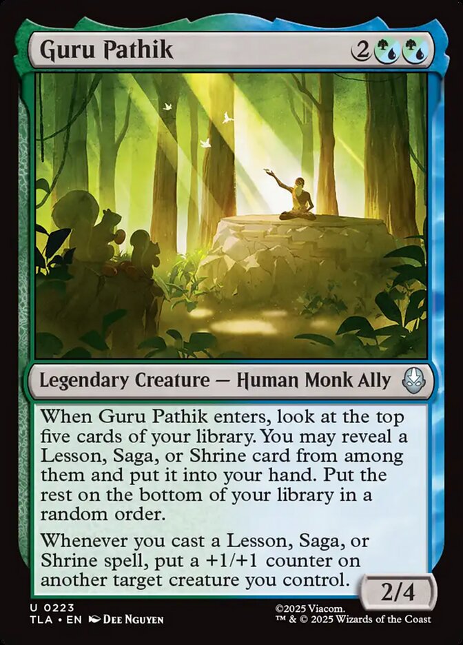Guru Pathik, Avatar: The Last Airbender Card Art