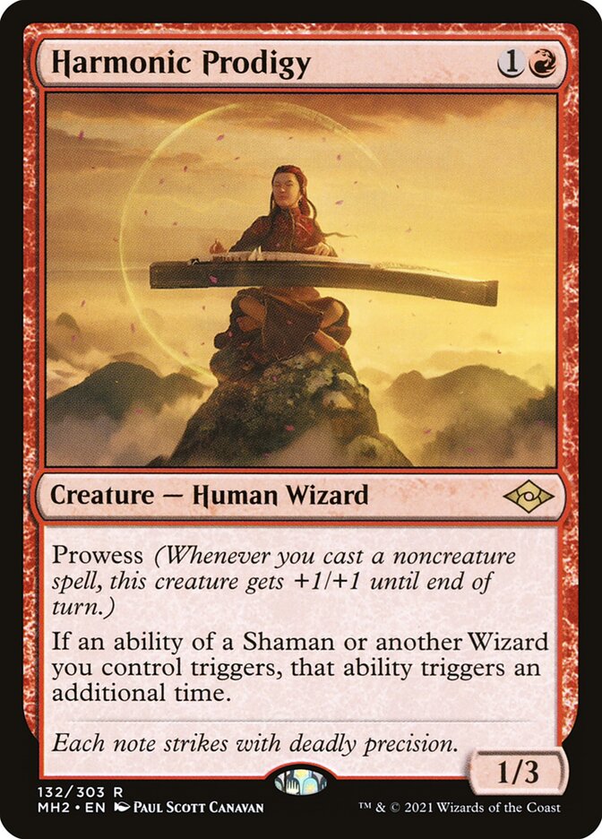 Harmonic Prodigy, Modern horizons 2 Card Art