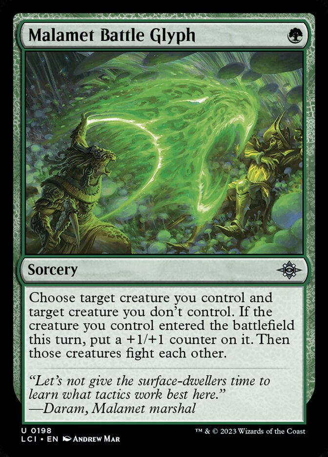 Malamet Battle Glyph, The lost caverns of ixalan Card Art