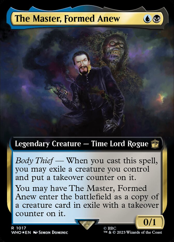 The Master, Formed Anew, Doctor who Card Art
