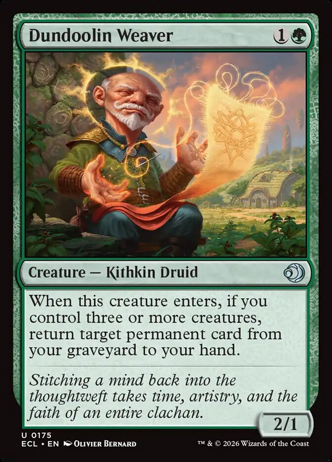 Dundoolin Weaver, Lorwyn Eclipsed Card Art