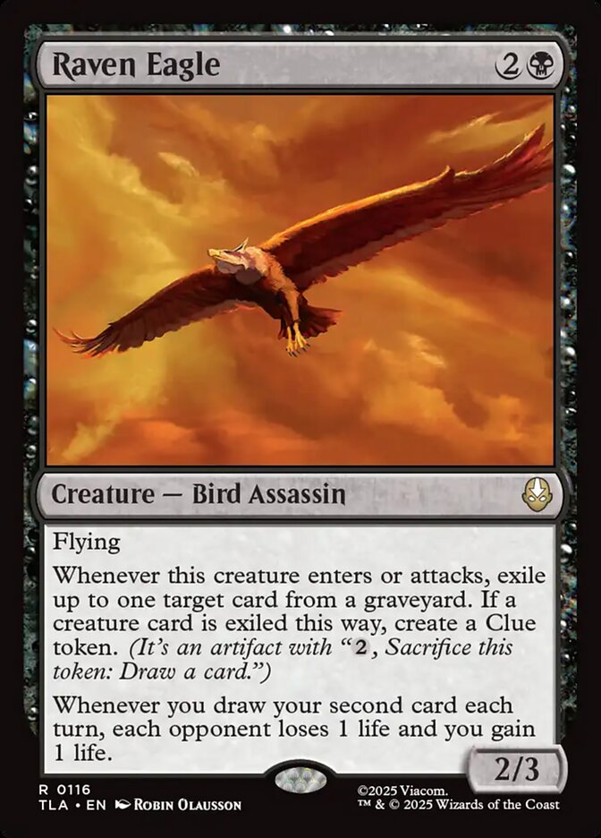 Raven Eagle, Avatar: The Last Airbender Card Art