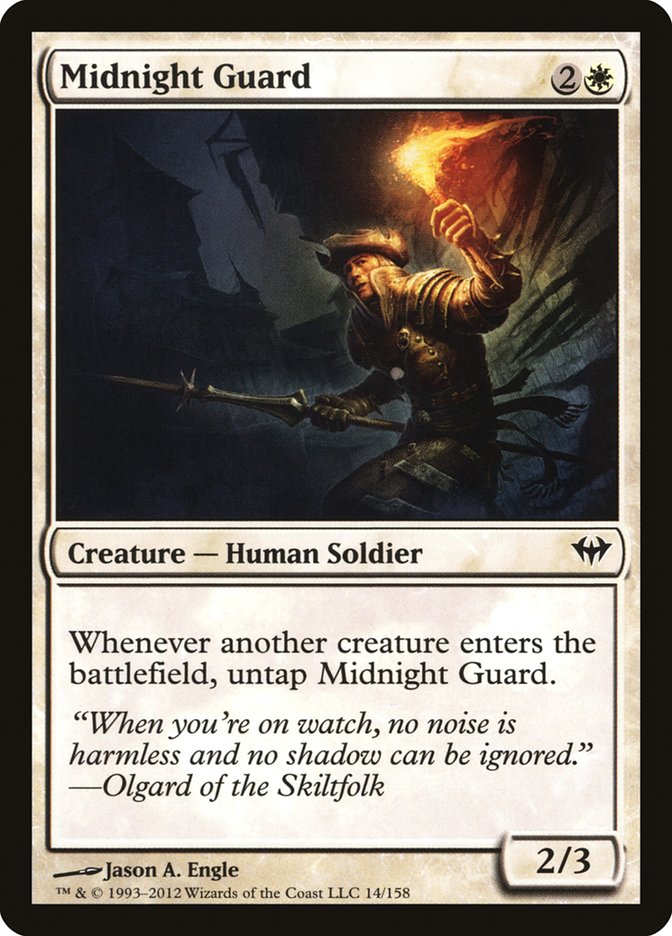 Midnight Guard, Dark Ascension Card Art