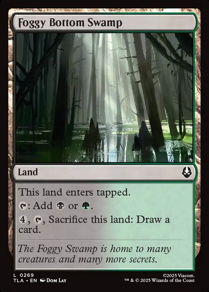 Foggy Bottom Swamp, Avatar: The Last Airbender Card Art