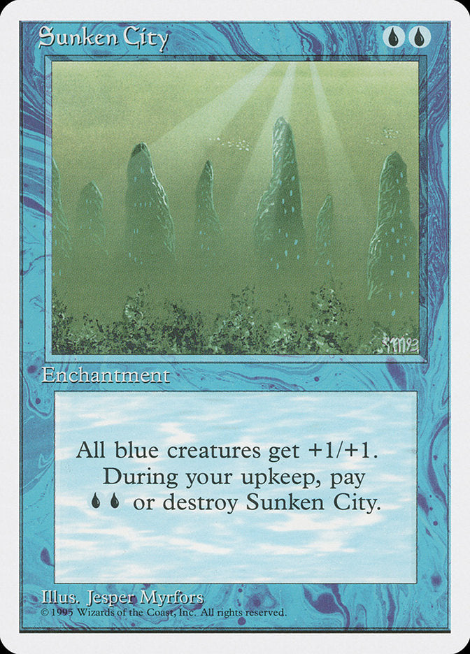 Sunken City, Fourth edition Card Art
