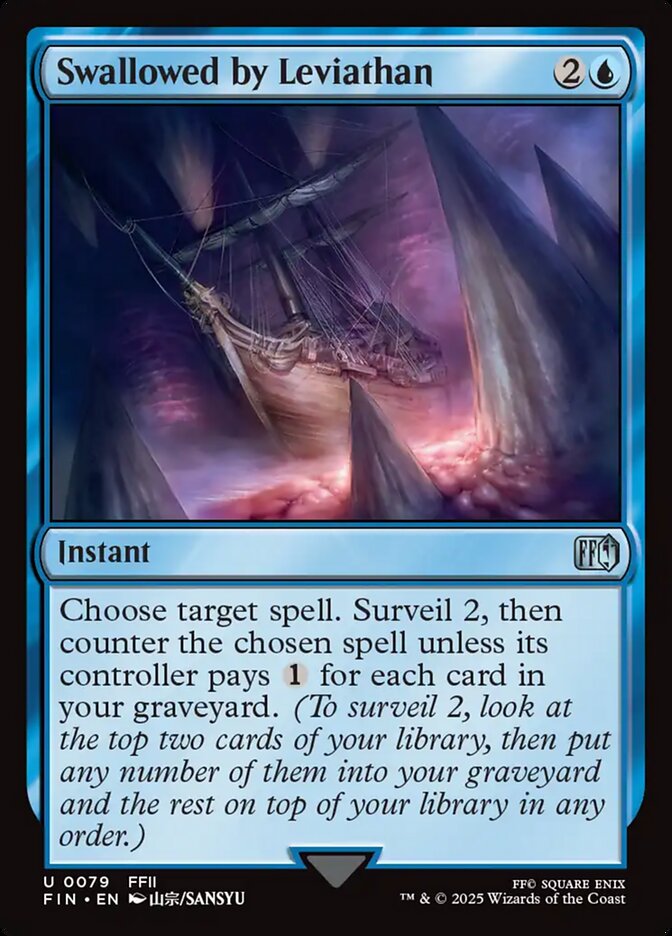 Swallowed by Leviathan, Final fantasy Card Art
