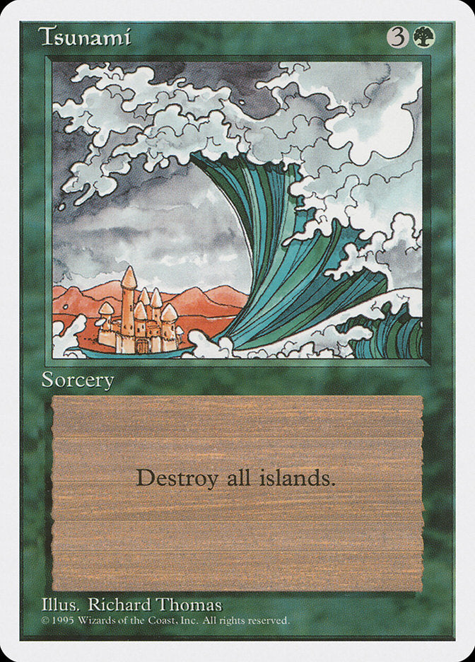 Tsunami, Fourth Edition Card Art