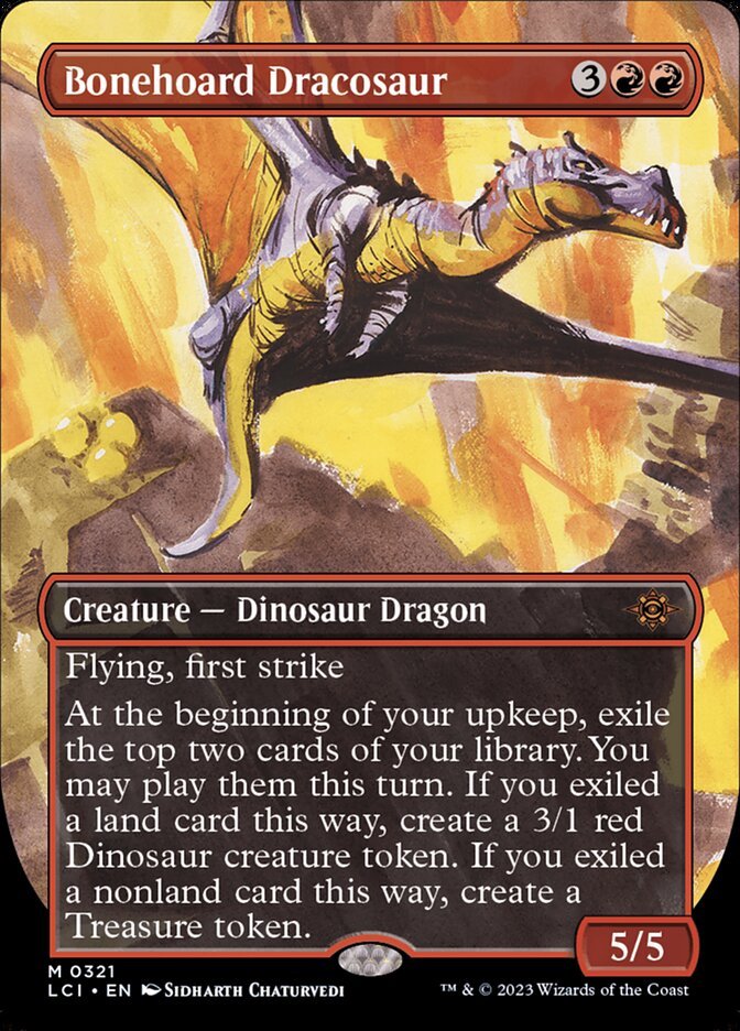 Bonehoard Dracosaur, The Lost Caverns Of Ixalan Card Art