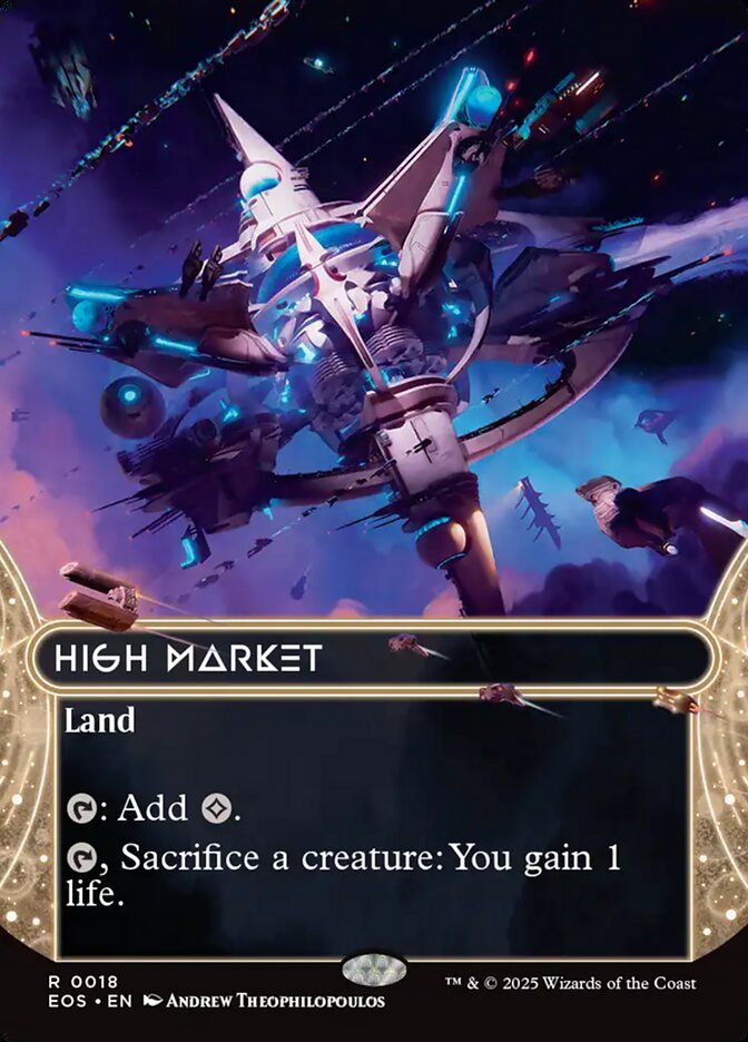 High Market, Edge Of Eternities: Stellar Sights Card Art