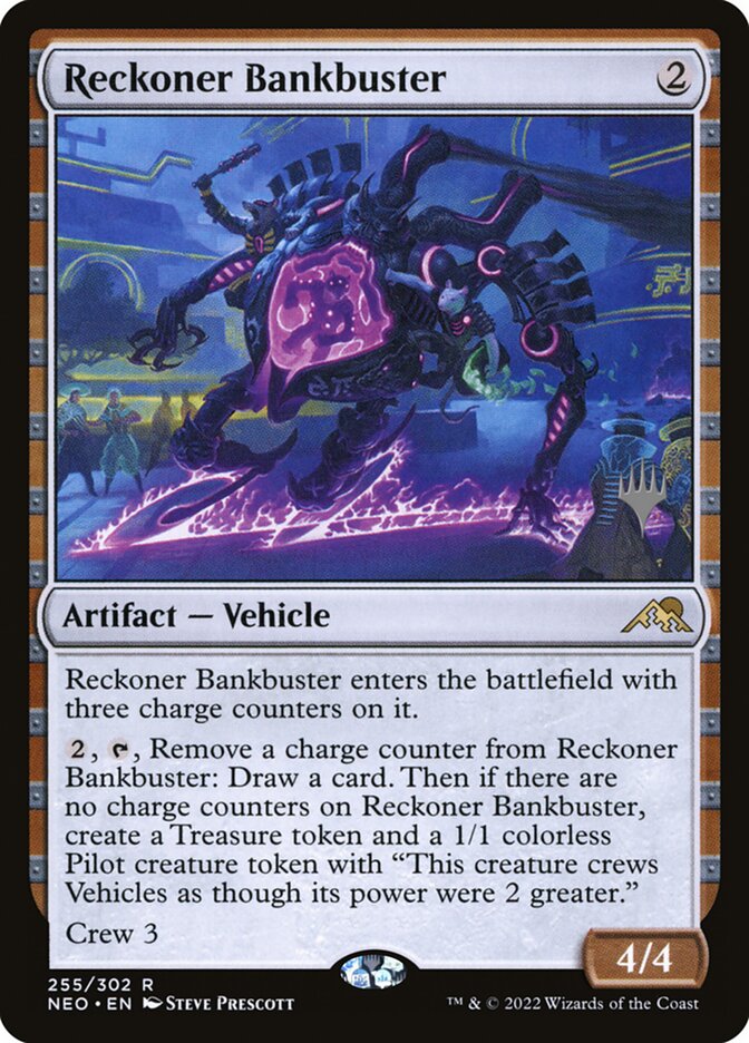 Reckoner Bankbuster, Kamigawa: Neon Dynasty Promos Card Art
