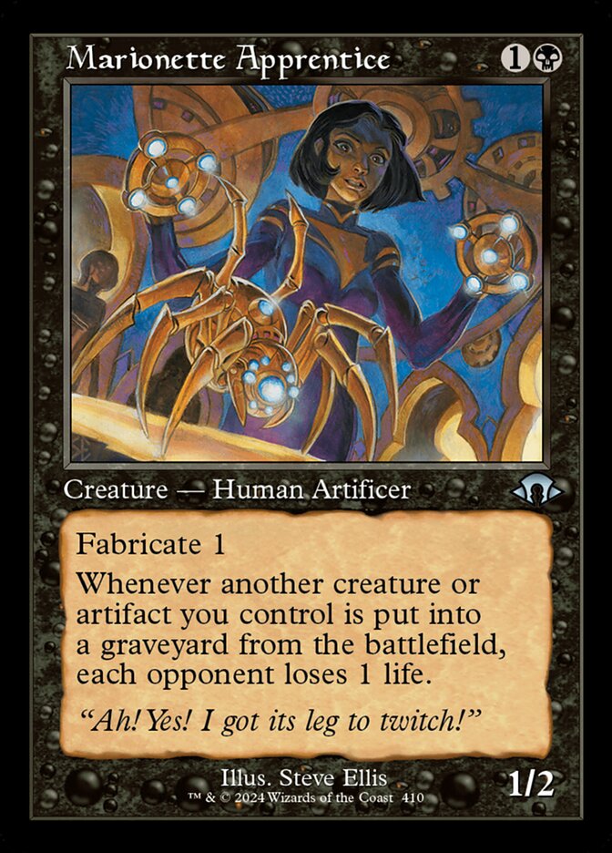 Marionette Apprentice, Modern Horizons 3 Card Art