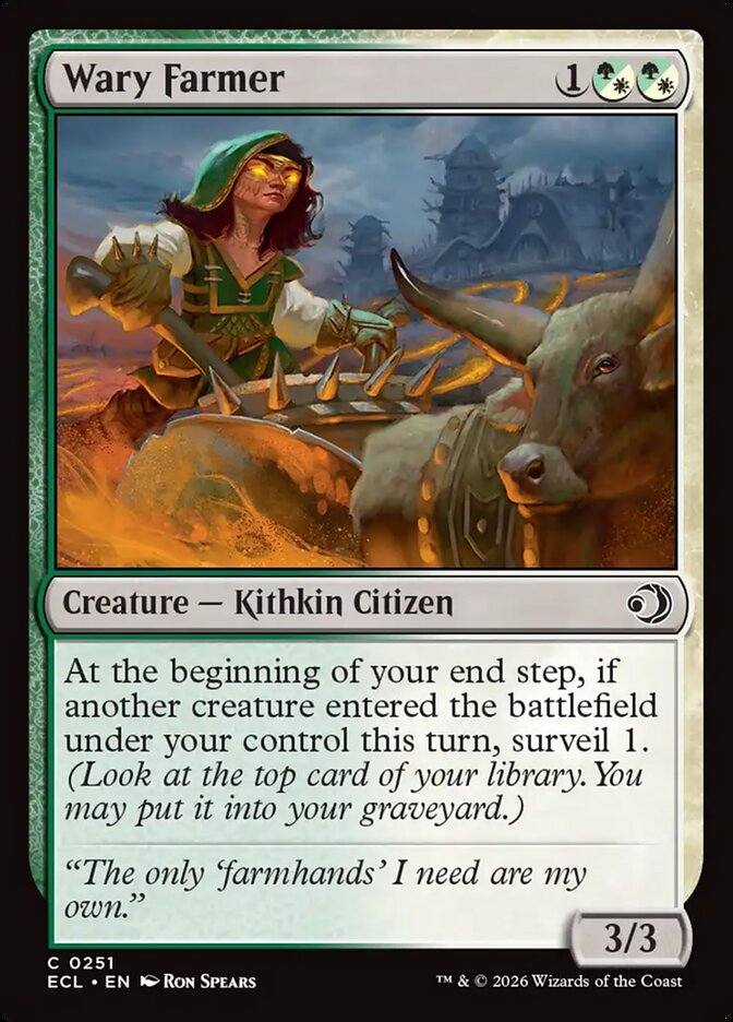 Wary Farmer, Lorwyn Eclipsed Card Art