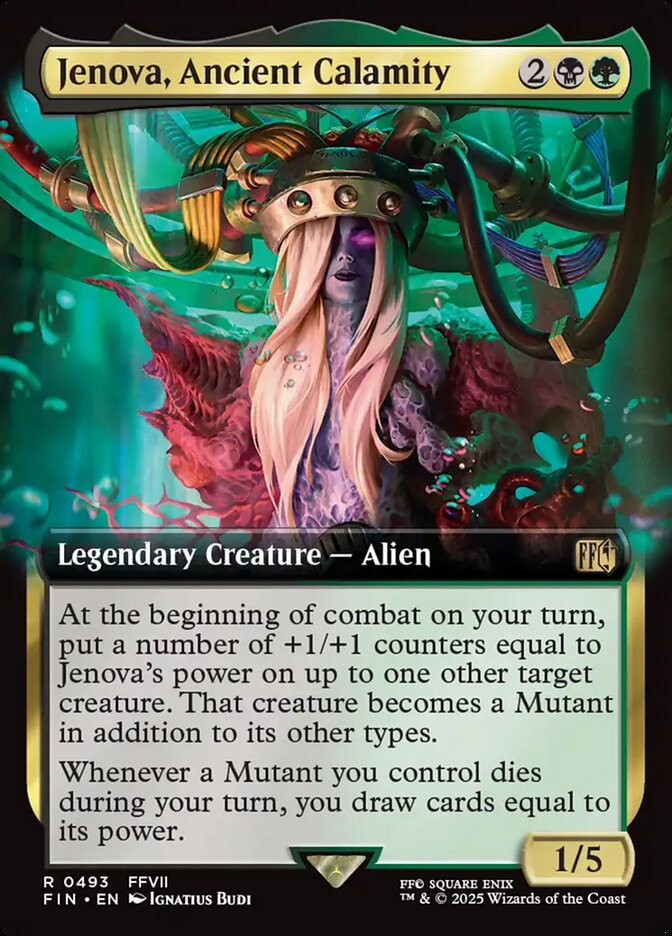 Jenova, Ancient Calamity, Final fantasy Card Art