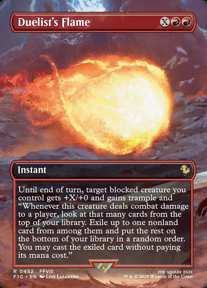 Duelist's Flame, Final Fantasy Commander Card Art