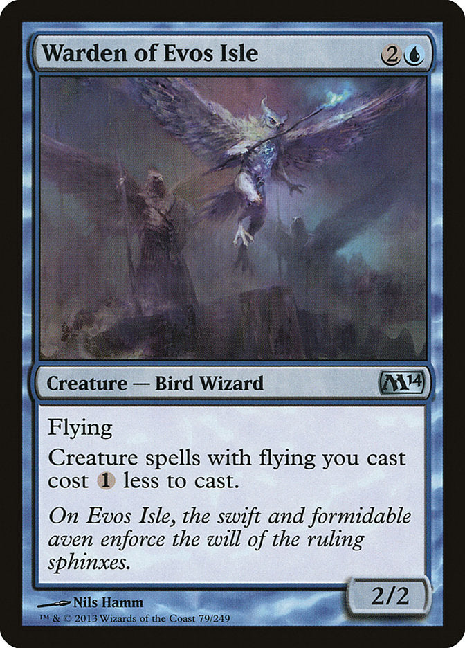 Warden of Evos Isle, Magic 2014 Card Art