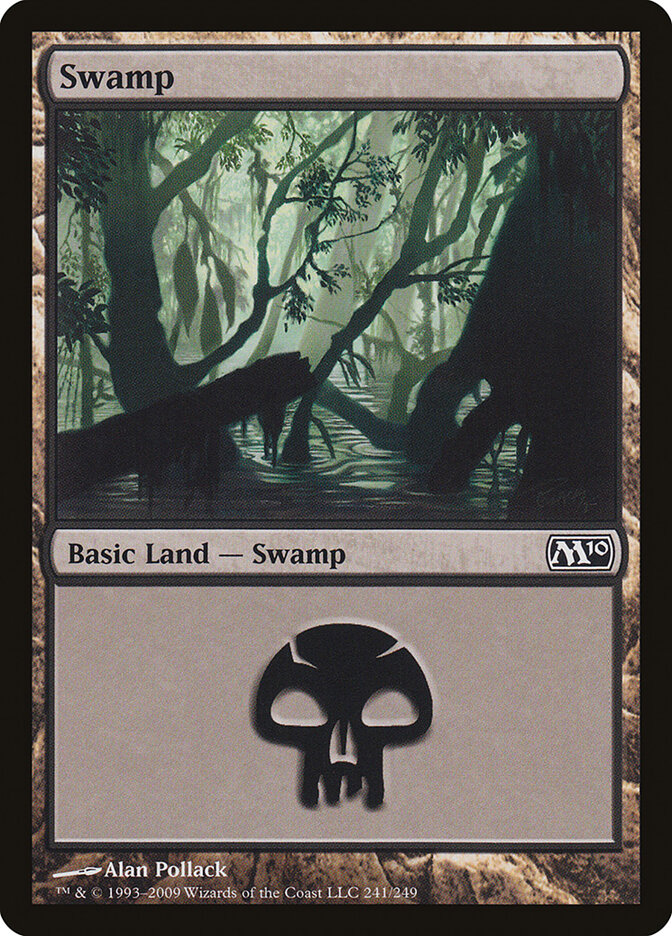 Swamp, Magic 2010 Card Art