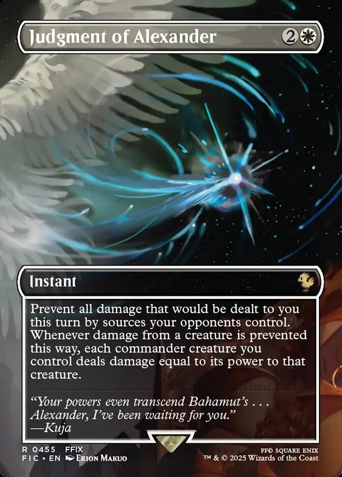 Judgment of Alexander, Final Fantasy Commander Card Art