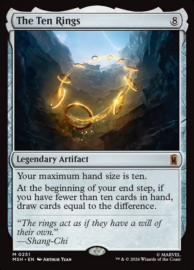 The Ten Rings, Marvel Super Heroes Card Art