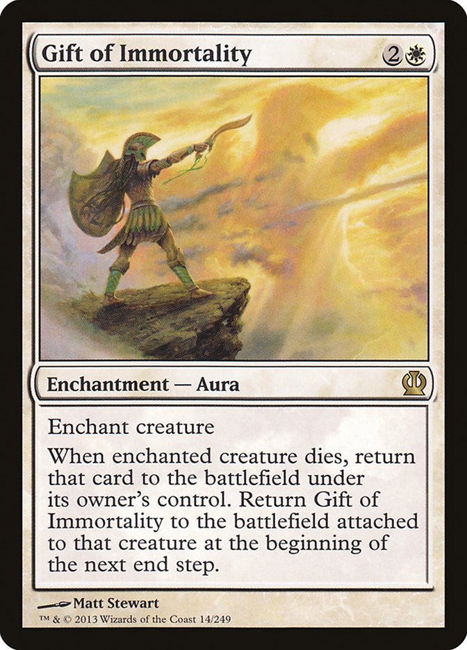 Gift of Immortality, Theros Card Art
