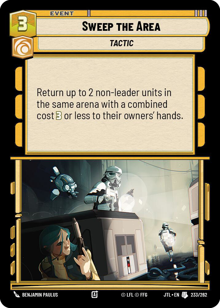Sweep the Area, Jump to Lightspeed Card Art
