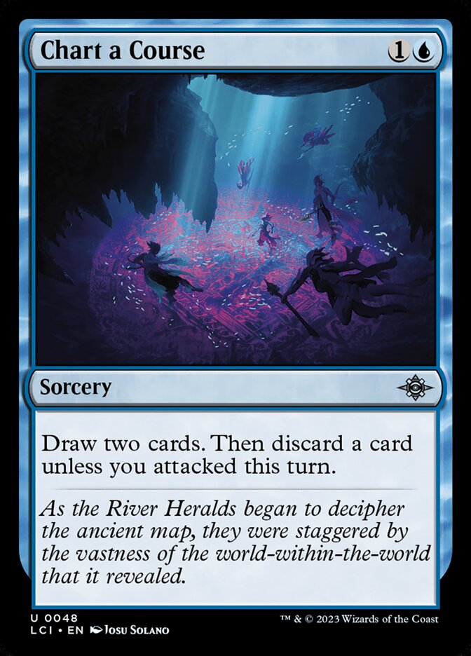 Chart a Course, The Lost Caverns Of Ixalan Card Art
