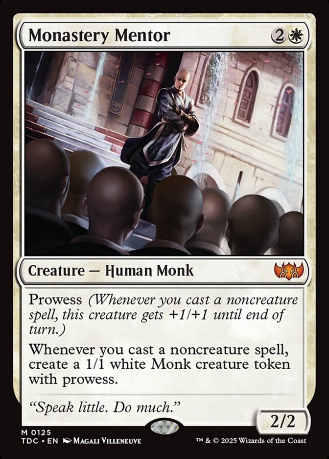 Monastery Mentor, Tarkir: Dragonstorm Commander Card Art