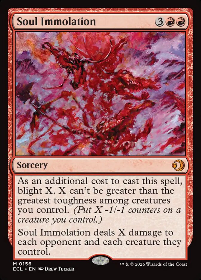 Soul Immolation, Lorwyn Eclipsed Card Art