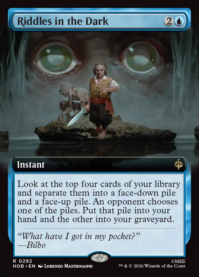 Riddles in the Dark, The Hobbit Card Art