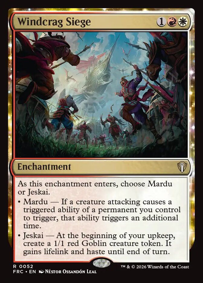 Windcrag Siege, Reality Fracture Commander Card Art