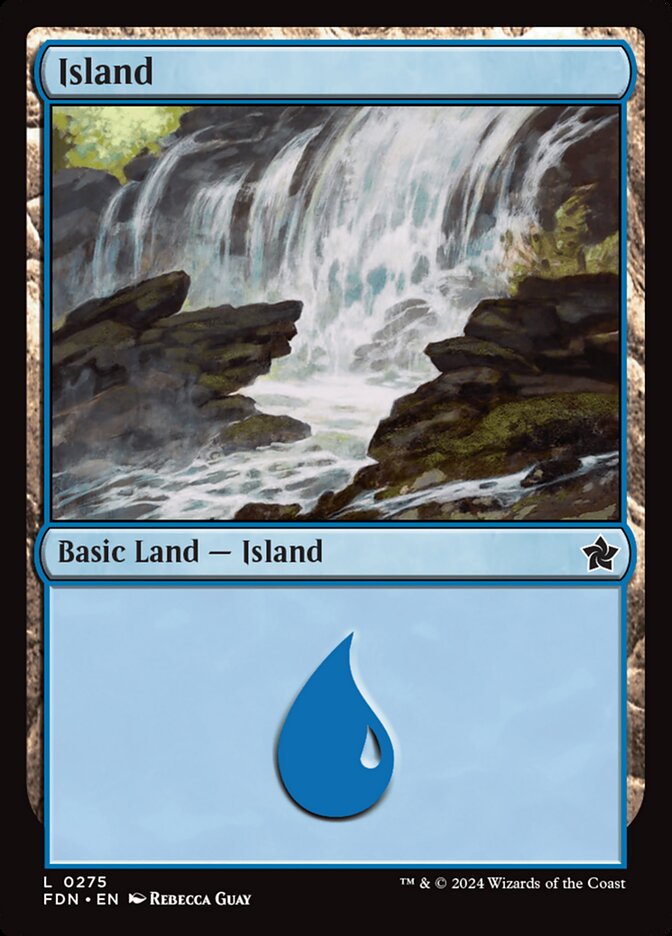 Island, Foundations Card Art