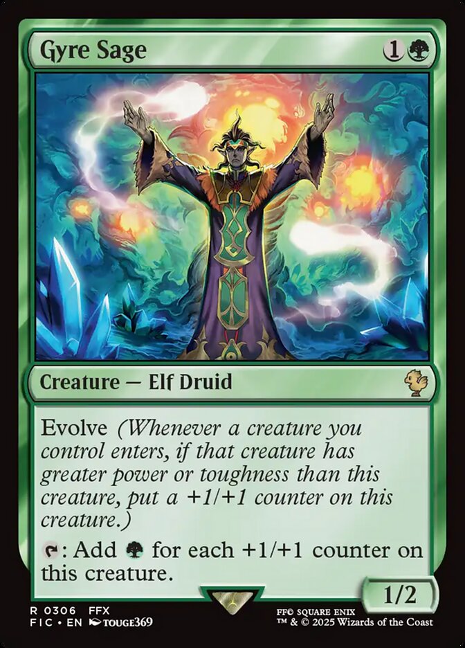 Gyre Sage, Final fantasy commander Card Art