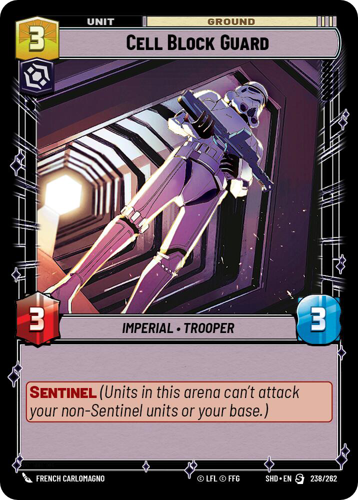 Cell Block Guard, Shadows of the Galaxy Card Art