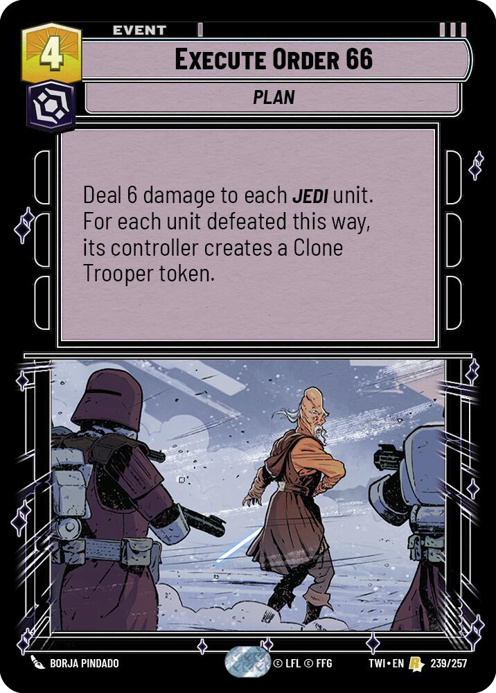 Execute Order 66, Twilight of the Republic Card Art