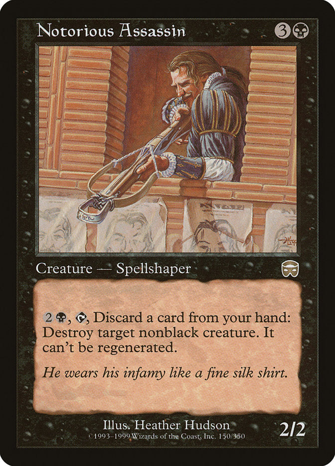 Notorious Assassin, Mercadian masques Card Art