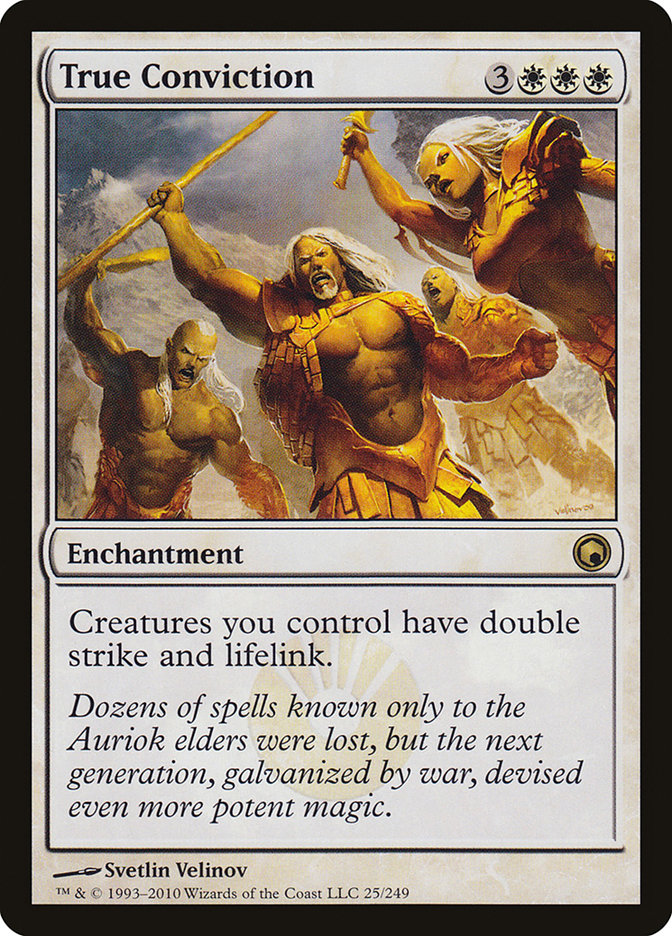 True Conviction, Scars Of Mirrodin Card Art