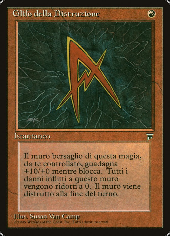 Glyph of Destruction, Legends Card Art