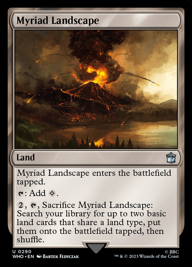 Myriad Landscape, Doctor Who Card Art