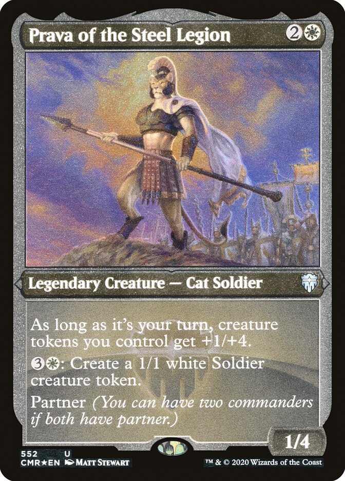 Prava of the Steel Legion, Commander legends Card Art
