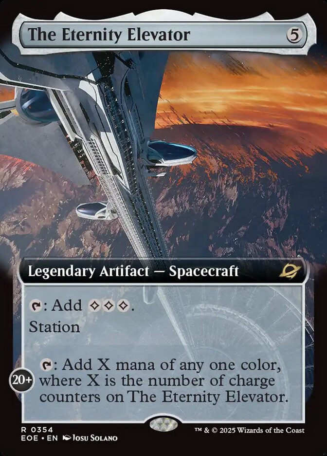 The Eternity Elevator, Edge Of Eternities Card Art