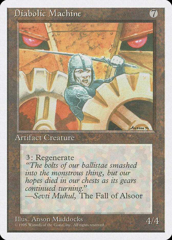 Diabolic Machine, Fourth Edition Card Art