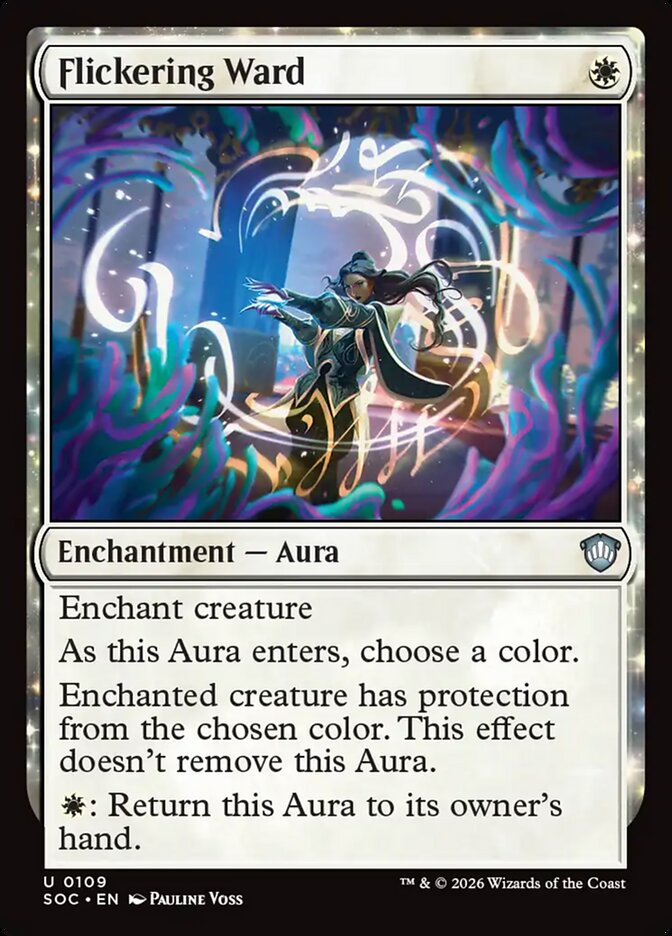 Flickering Ward, Secrets Of Strixhaven Commander Card Art