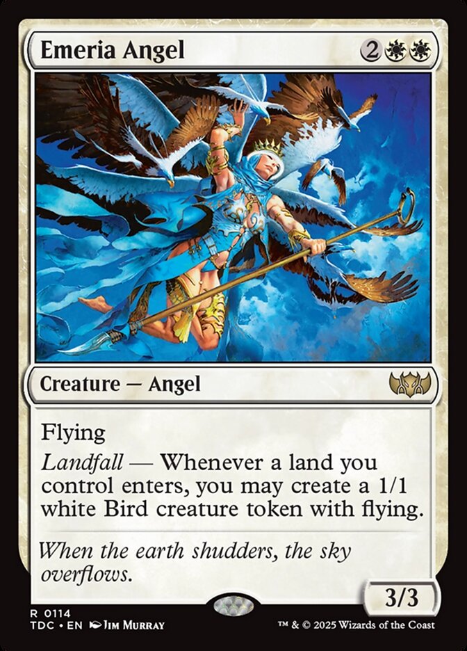 Emeria Angel, Tarkir: Dragonstorm Commander Card Art