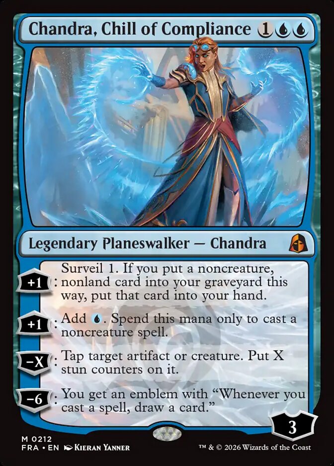 Chandra, Chill of Compliance, Reality Fracture Card Art