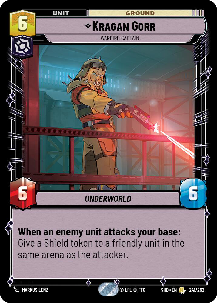 Kragan Gorr, Warbird Captain - Foil