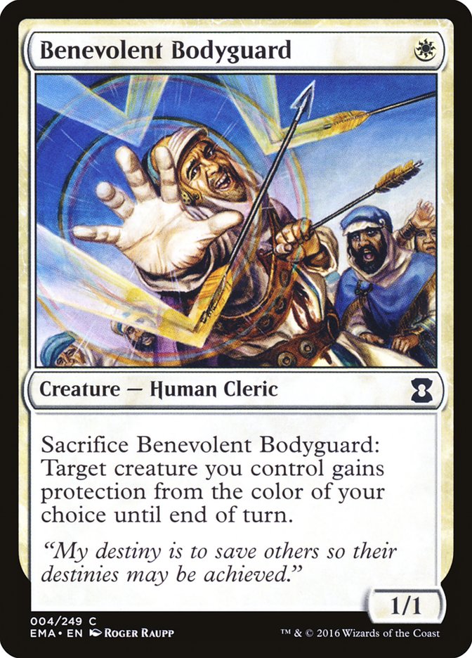 Benevolent Bodyguard, Eternal Masters Card Art