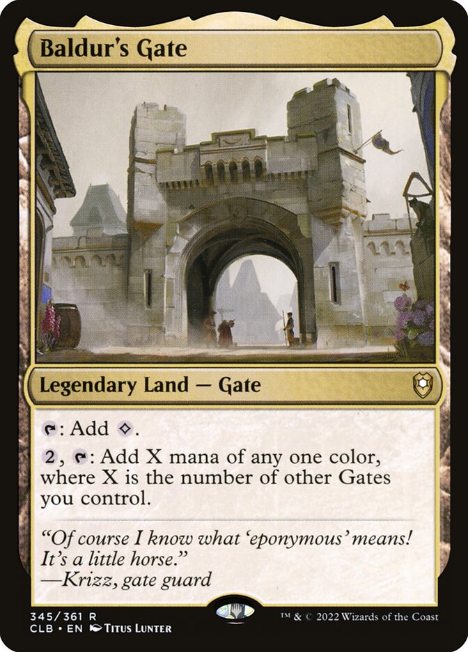 Baldur's Gate - Foil