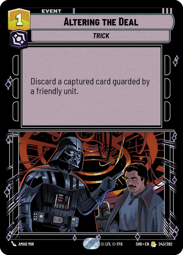 Altering the Deal, Shadows of the Galaxy Card Art